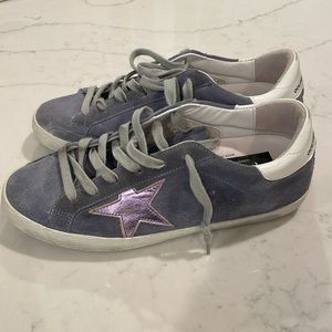 Golden Goose Lavender SuperStar Sneakers Size 38